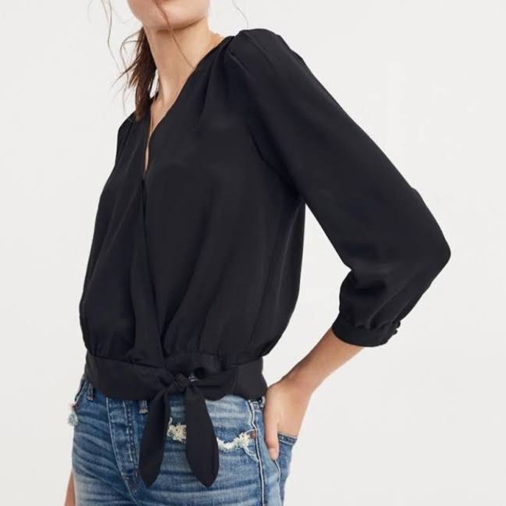 Madewell Silk Top Blouse
